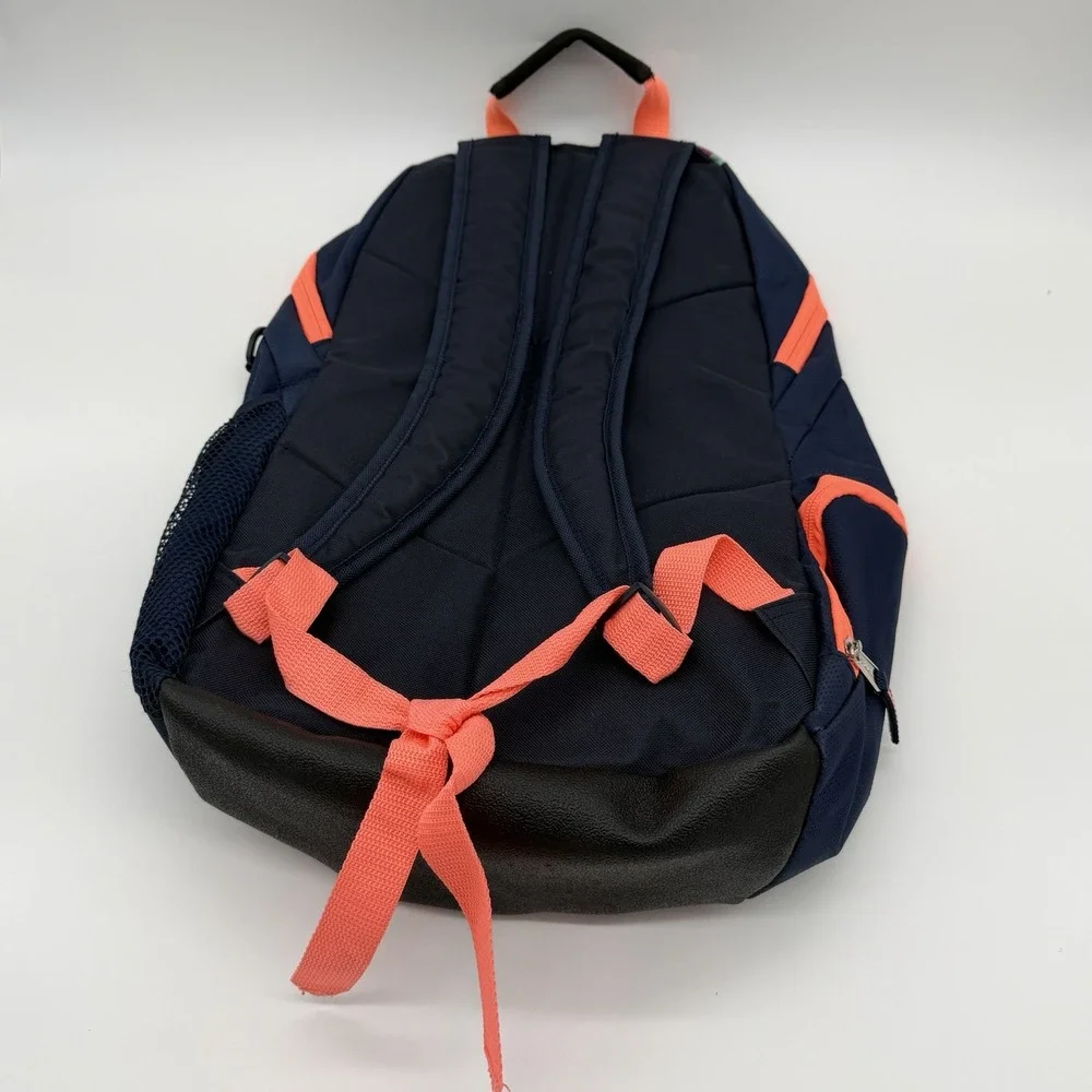 FUEL Ultimate Extreme Bungee Backpack Leopard Cheetah Navy Coral Multicolor